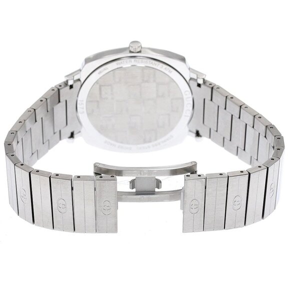 GUCCI Grip watch 157.3/YA157410 Date White Dial Quartz Men's Watch_894712 - Picture 3 of 7
